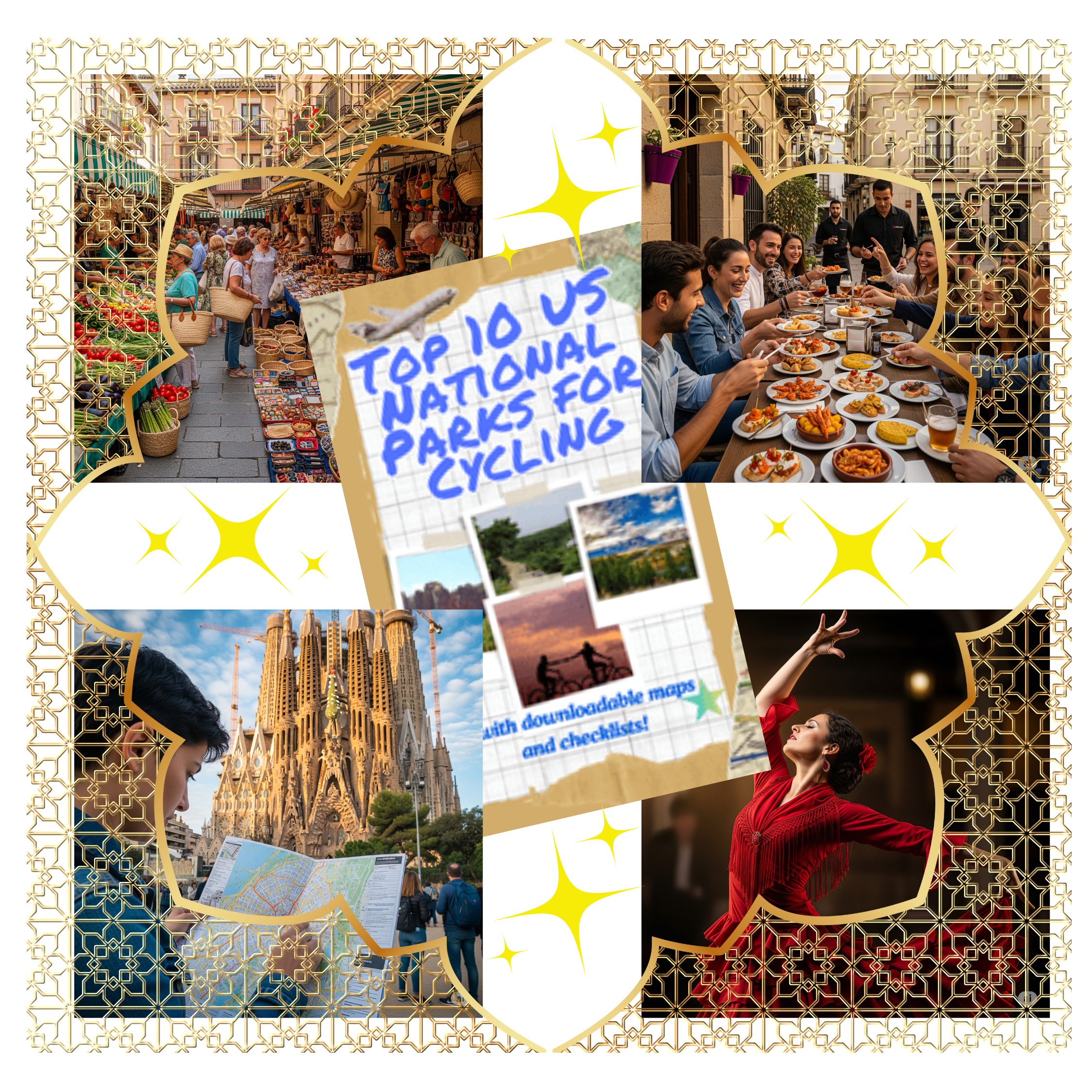 Travel Like a Local: Spanish guide and Top 10 Parks to Cyle Through guide